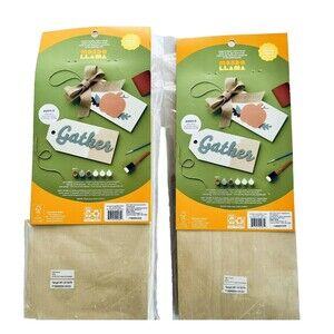 NEW 4 Paint Your Own Hanging Signs Gather Pumpkins Thanksgiving Paint Party Sets